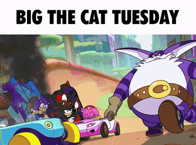 Big The Cat Tuesday GIF - Big The Cat Tuesday Sonic GIFs
