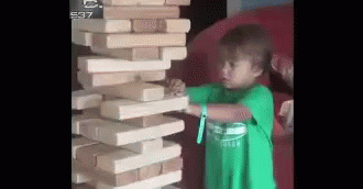 Jenga Ouch GIF - Jenga Ouch Ow GIFs