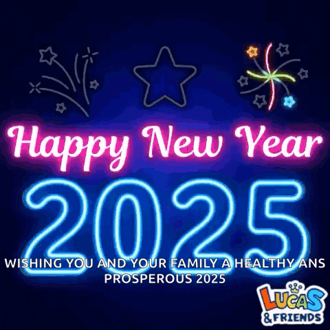 lucas & friends wishing you and your family a healthy and prosperous 2025