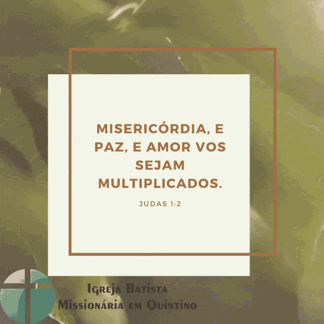an advertisement for igreja batista missionaria em quitino