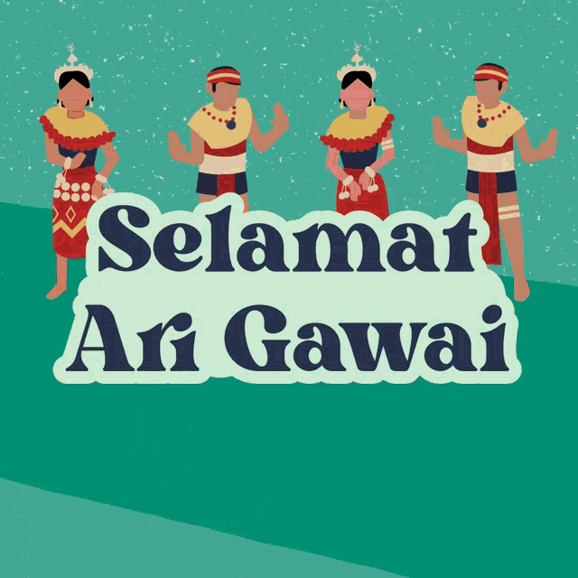 Perayaan Hari Gawai Dayak Selamat Hari Gawai GIF - Perayaan Hari Gawai Dayak Selamat Hari Gawai Gawai Dayak GIFs