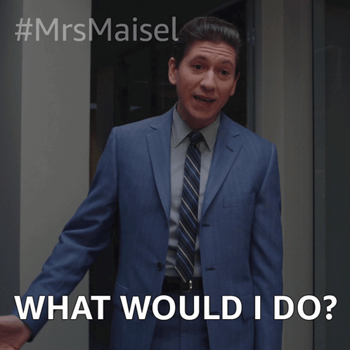 What Would I Do Joel Maisel GIF - What Would I Do Joel Maisel Michael Zegen GIFs