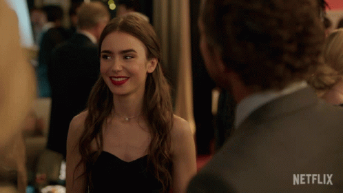 Laugh Lily Collins GIF - Laugh Lily Collins Emily Cooper GIFs