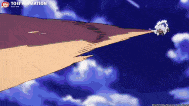 a toei animation logo can be seen on the bottom of a cartoon