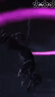 a purple background with a white silhouette of a person