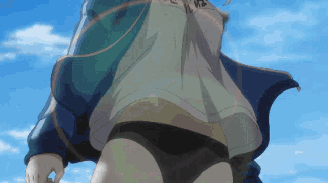 a girl with a shirt that says ' i love you ' on the back