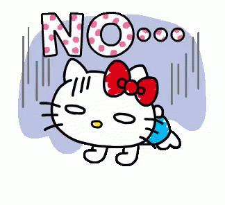 Hello Kitty No GIF - Hello Kitty No Cartoon GIFs