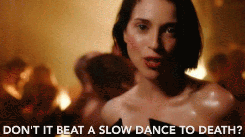 Dont It Beat A Slow Dance To Death Singing GIF - Dont It Beat A Slow Dance To Death Singing Walking Backwards GIFs