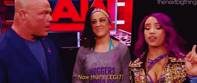 Sasha Banks Now Thats Legit GIF