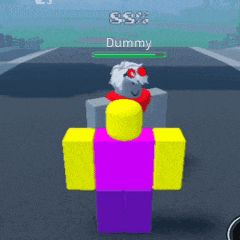 a screenshot of a video game with the name dummy on the bottom