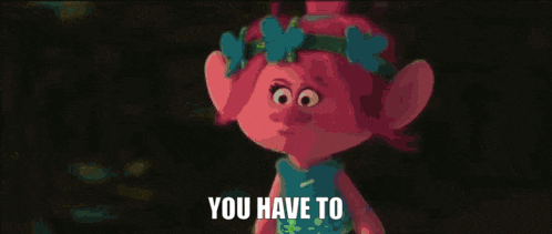 a cartoon of a person saying no in front of a green screen