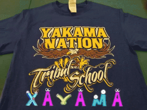 Xayama Yakama Nation Tribal School GIF - Xayama Yakama Nation Tribal School Shirt GIFs