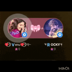 a man and a woman are talking to each other on a video chat app .