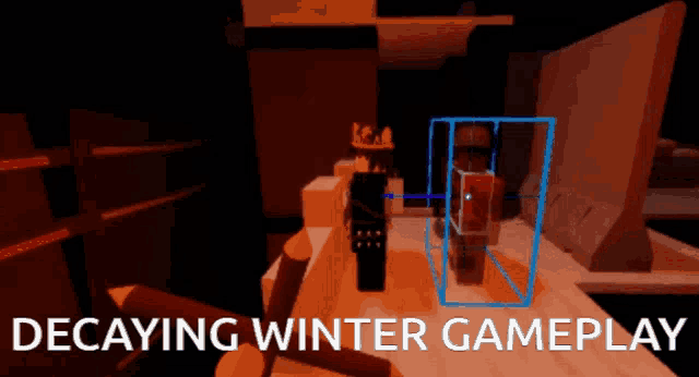 a video game with the words decaying winter gameplay on the bottom