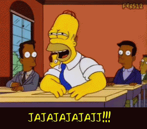 Jajaj Risa Jaja Jajaja Reirse Carcajada GIF - Jajaja Homer The Simpsons GIFs