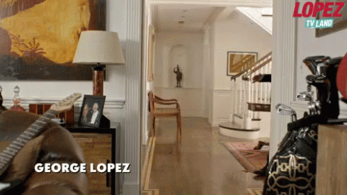 George Happy GIF - George Lopez House Mansion GIFs