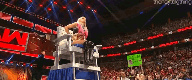 Alexa Bliss Sitting GIF