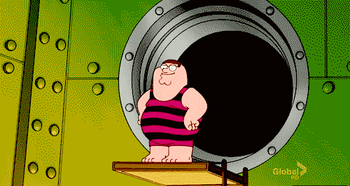 Stay Gold GIF - Family Guy Peter Dive GIFs