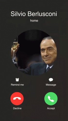 Calling Silvio Berlusconi GIF - Calling Silvio Berlusconi Football GIFs