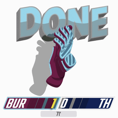 an illustration of a football player 's glove that says bur on it