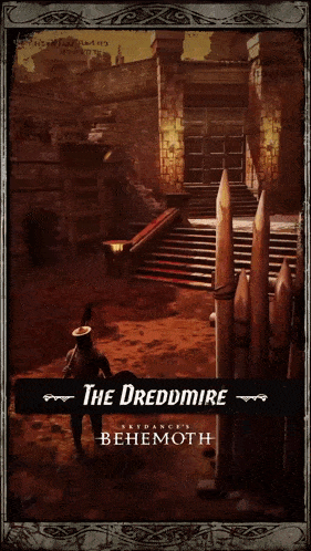 a poster for skydance 's behemoth shows a man with a sword