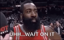 Wait On It Whatever GIF - Wait On It Whatever James Harden GIFs