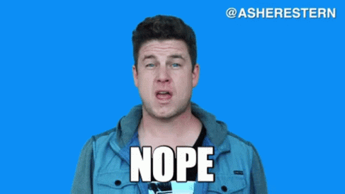 Nope Asher Stern GIF - Nope Asher Stern GIFs