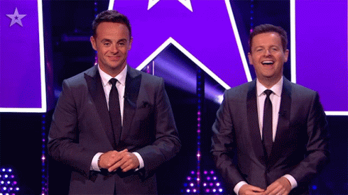 Laughing Anthony Mcpartlin GIF - Laughing Anthony Mcpartlin Declan Donnelly GIFs