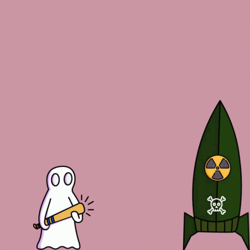 Ghost Hit GIF - Ghost Hit Rocket GIFs