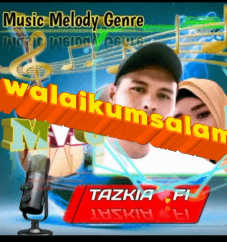 a music melody genre advertisement with a man and woman