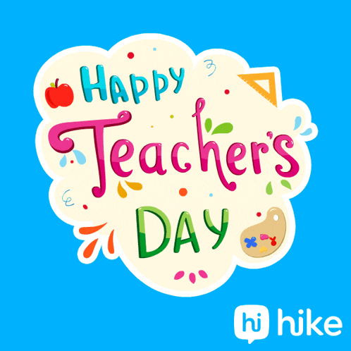 a happy teacher 's day greeting card from hihike