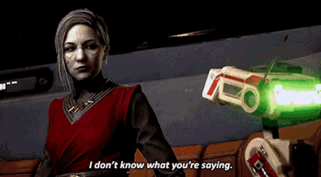 Star Wars Merrin GIF - Star Wars Merrin I Dont Know What Youre Saying GIFs