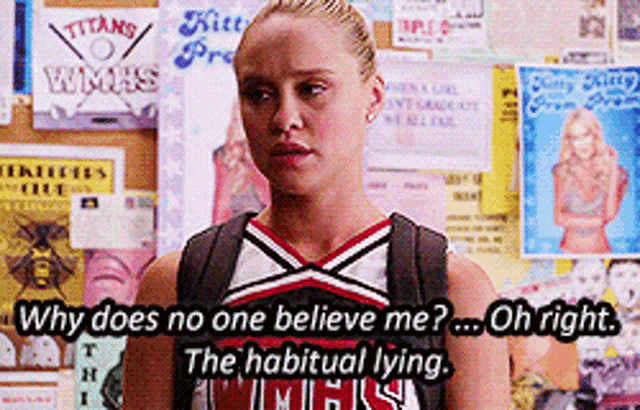 Glee Kitty Wilde GIF - Glee Kitty Wilde Habitual Lying GIFs