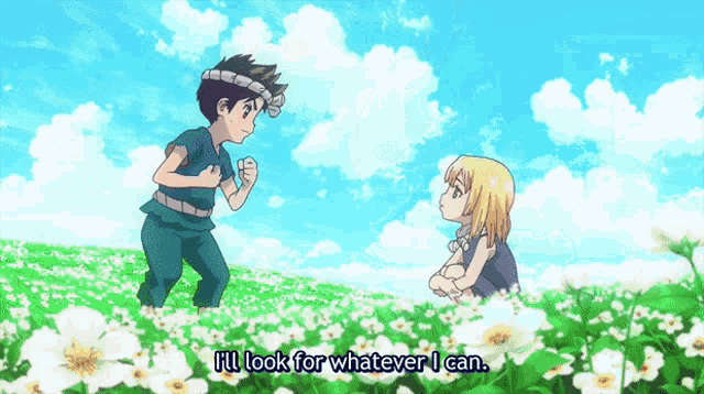 Cute Dr Stone GIF - Cute Dr Stone I Promise Ill Cure You Someday GIFs