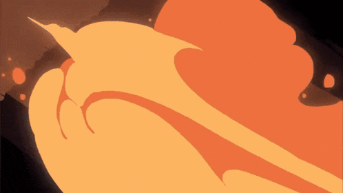 a painting of a flame coming out of a hole in the ground