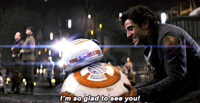 Star Wars Poe Dameron GIF - Star Wars Poe Dameron Im So Glad To See You GIFs