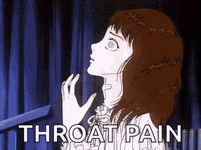 Throat Pain Anime GIF - Throat Pain Anime Creepy GIFs