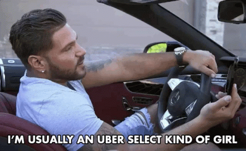 Im Usually An Uber Select Kind Of Girl Ride GIF - Im Usually An Uber Select Kind Of Girl Uber Select Ride GIFs