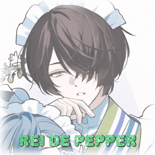 a picture of a girl with the name rei de pepper