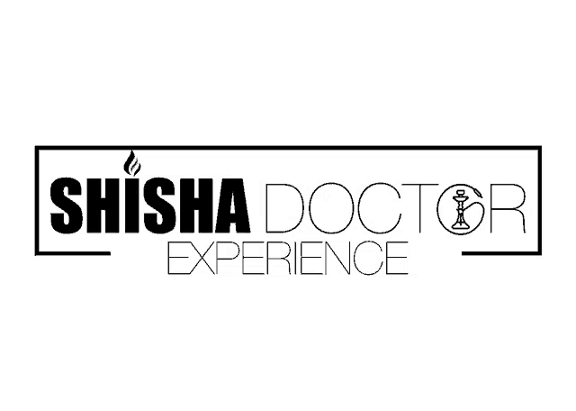 a logo for the shisha doctor experience with a hookah on it