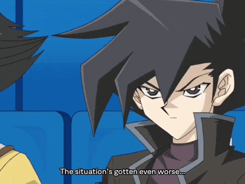 a cartoon character says the situation 's gotten even worse ...