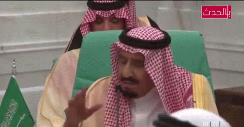 الملك سلمان بن عبد العزيز عاهل المملكة السعودية GIF - King Salman Bin Abdel Aziz Monarch Of Kingdom Of Saudi Arabia Ksa Jordanian King GIFs
