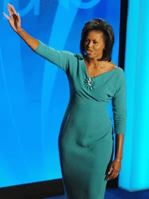 Michelle Obama Hi GIF - Michelle Obama Hi Hello GIFs