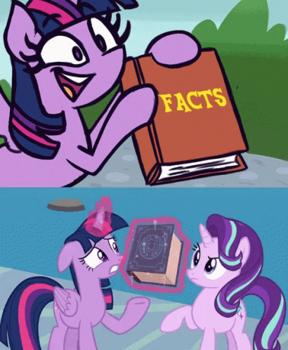Facts Throw Book GIF - Facts Throw Book My Little Pony GIFs