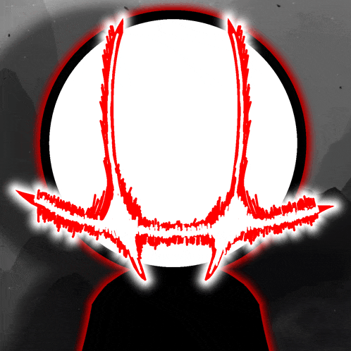 a drawing of a person with a red circle around their head