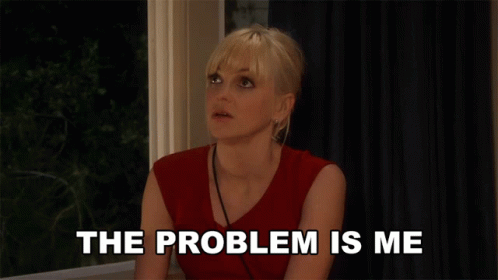 The Problem Is Me Christy GIF