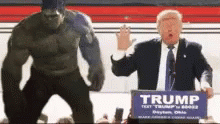 Hulk Vs GIF - Hulk Vs Trump GIFs