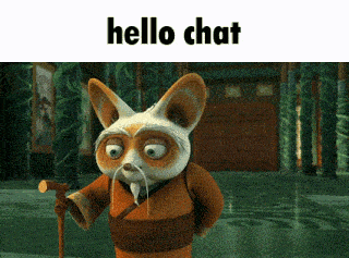 Hello Chat Kung Fu Panda GIF - Hello Chat Kung Fu Panda Evil Po GIFs