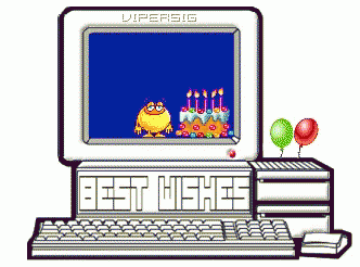 Birthday Best Wishes GIF - Birthday Best Wishes Computer GIFs