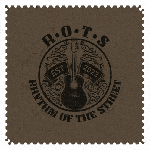 a logo for r.o.t.s. rhythm of the street good luck